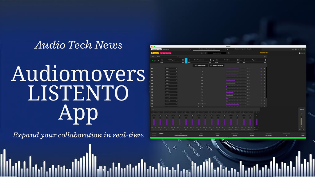 Audiomovers LISTENTO App Expands Real-Time Audio Collaboration