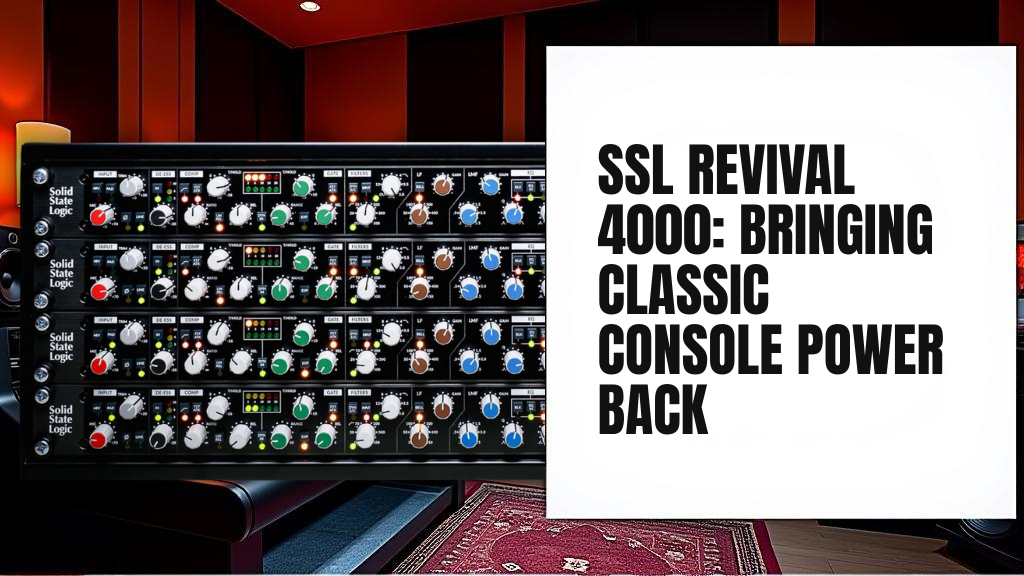 SSL Revival 4000: Bringing Classic Console Power Back