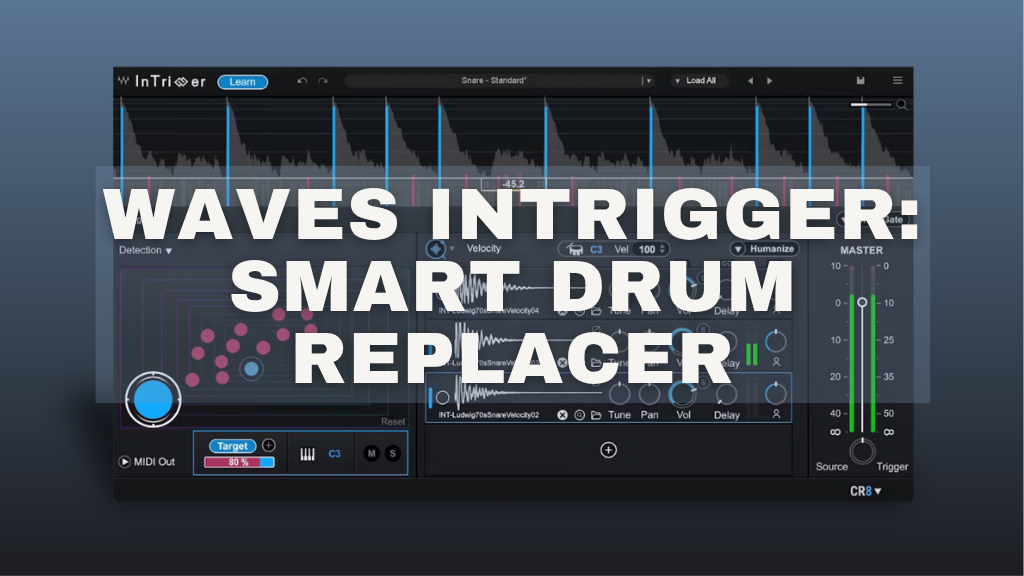Waves InTrigger: Smart Drum Replacer Plugin